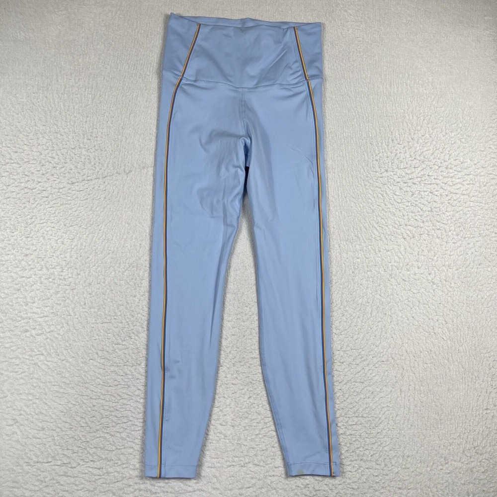 Nike Leggings Womens Medium Blue Yoga Core 7/8 Vinyasa Tight Gym Workout Run Jog